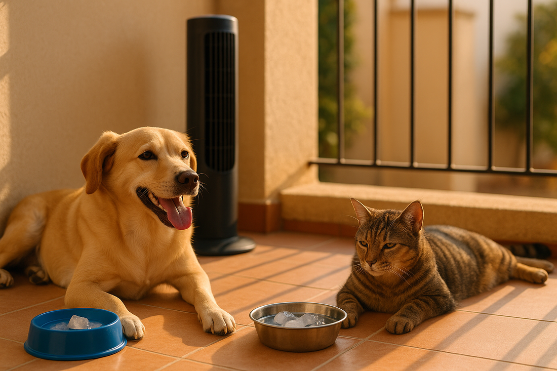 🌞 Caldo estremo e vacanze: il kit salva-vita per cani e gatti nell’estate 2025